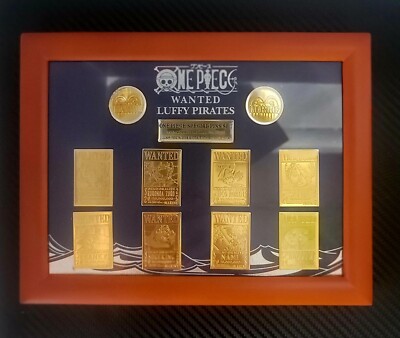 One Piece Pins Set/10Th Anniversary/GOLD WANTED/Jump Festa 2008