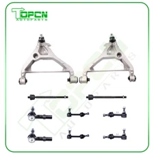 10x Front Lower Control Arm Tie Rod End Sway Bar For 2003-2006 Ford Expedition