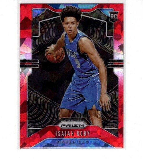 2019-20 Prizm Isaiah Roby Red Cracked Ice Prizm Rookie #283 RC 5-A
