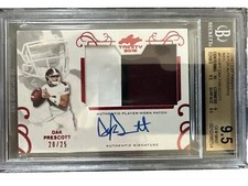 Dak Prescott Rookie | 3 Color Patch |Graded 9.5 Auto 10    #/25