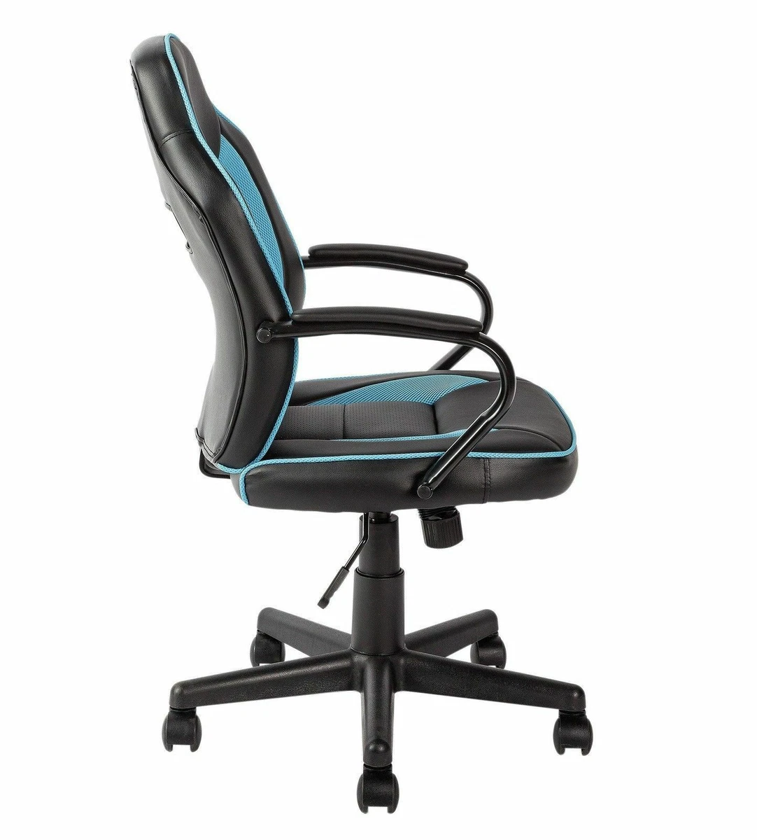 Argos Home Mid Back Office Gaming Chair Blue Black E32