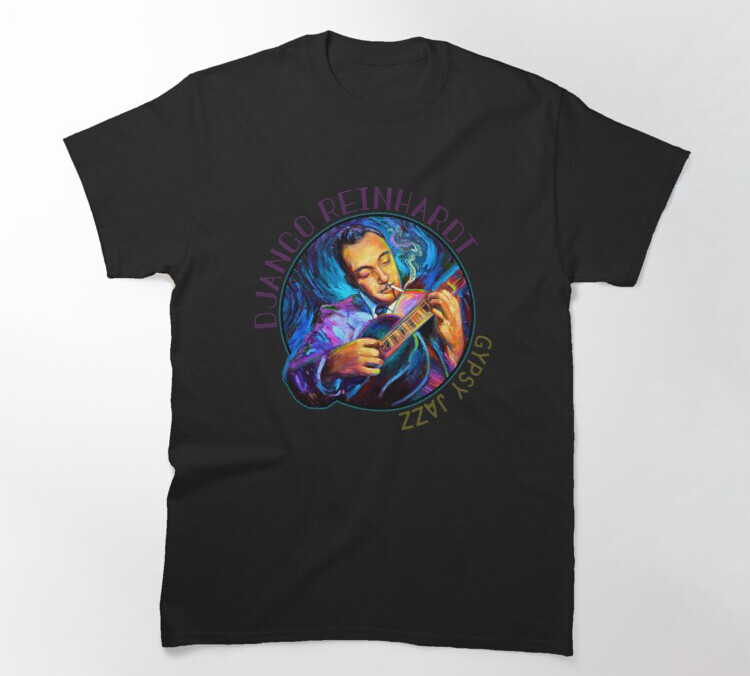 Gypsy Jazz Django Reinhardt Tee Paramount Stomp Quintette du Hot Club de France