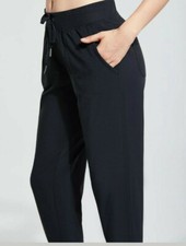 Women's Light Weight Drawstring Training Sports Jogger Pant with Pocket S 4-6 