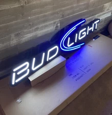 NEW🔥 PICK UP ONLY Bud Light Beer HUGE 6’ Feet Light LED Beer Bar  Sign Neo Neon