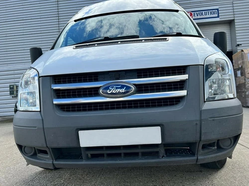 Chrome Front Grill Covers 2Pieces STAINLESS STEEL For Ford Transit MK7 2006-2013 - Picture 5 of 5