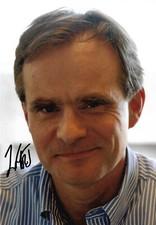 Simon Johnson "Nobel Prize Economy 2024" autograph signed 20x28 cm picture