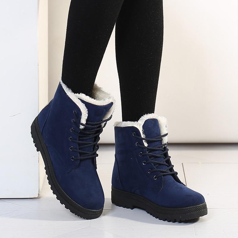 Botines Mujer Botas Zapatos Gamuza Calzado Invierno Para Agua Y Nieve Nuevo | eBay