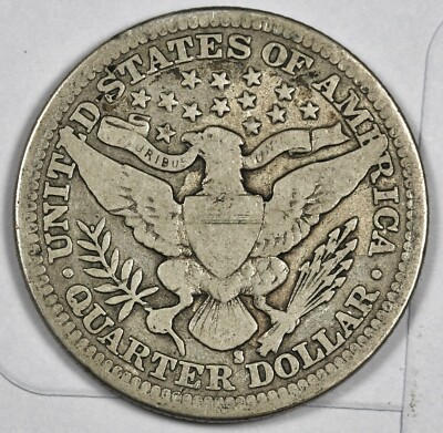 1915-s Barber Quarter. 1915-s Barber Quarter.