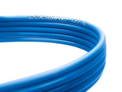 1 Meter JAGWIRE Schaltzug Aussen Hülle Bowdenzug LEX-SL Slick Lube Neon Blau