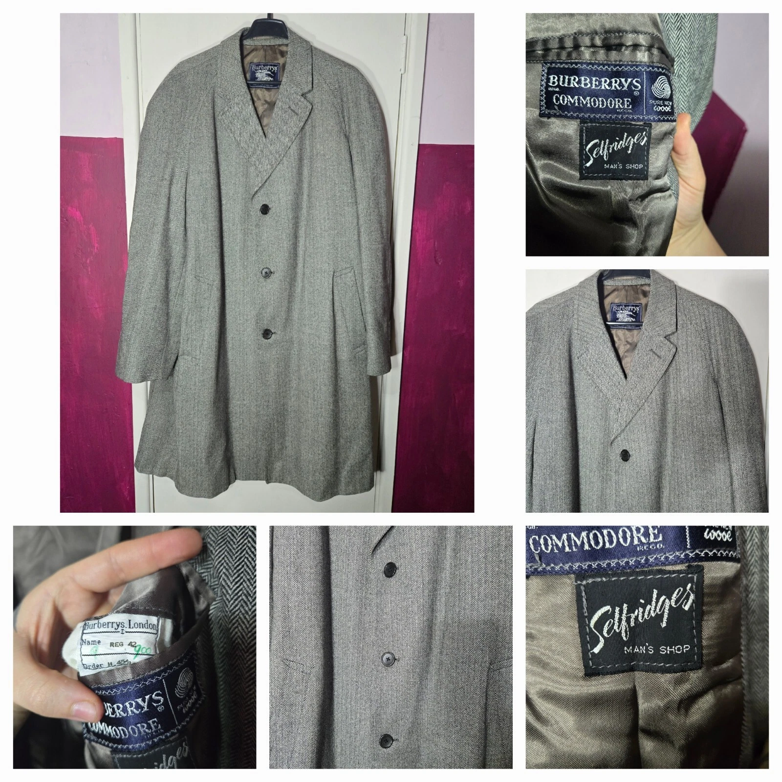 Cappotto vintage Burberry Commodore