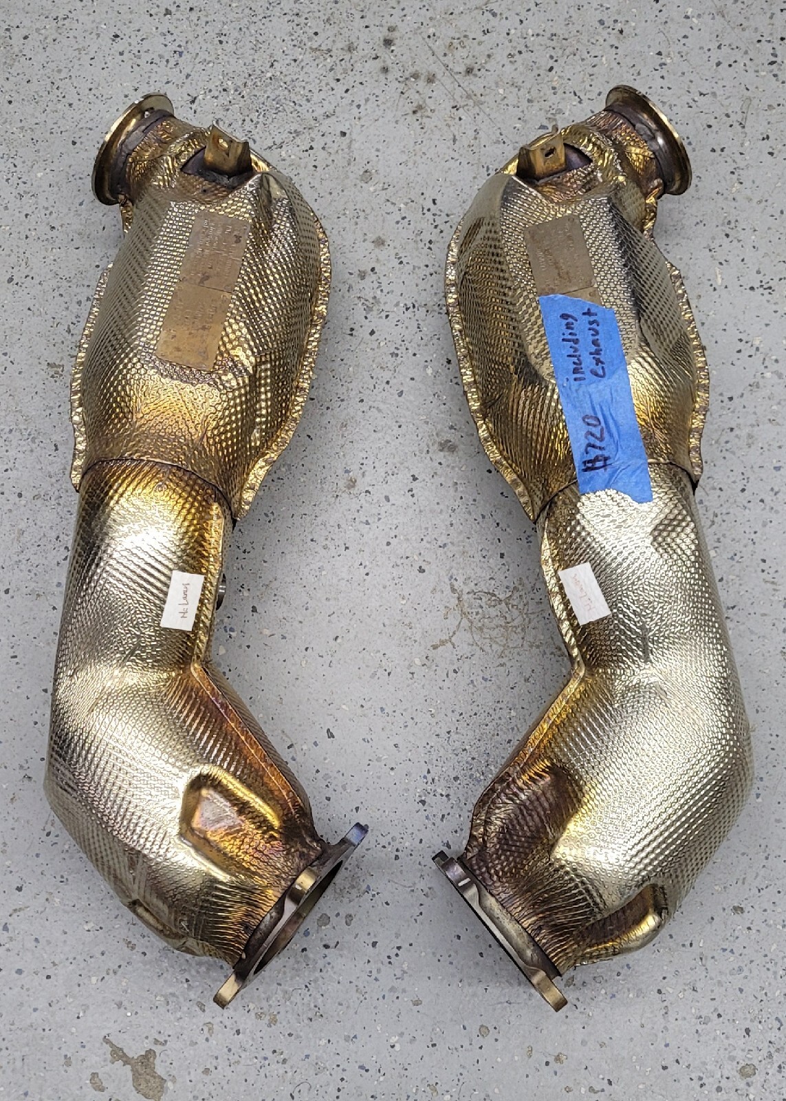 Mclaren 720S Exhaust Muffler 720 S 14HA042CP 14H044CP 14HA042CP 14HA044CP