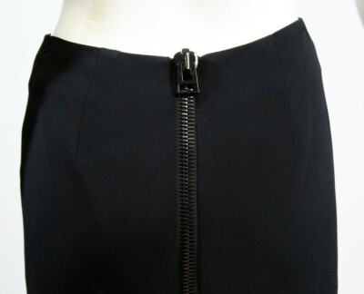 【関税込み】tom ford Pencil skirt TOM FORD Black Oversize Back Zip Accented Viscose Blend