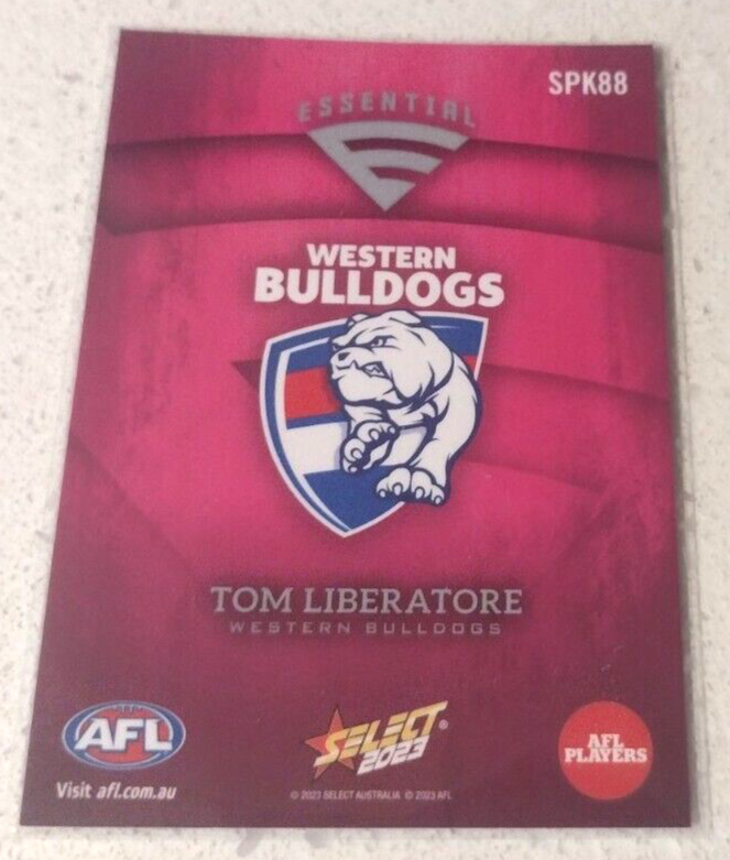 2023 Footy Stars Tom Liberatore Essential Pink Kmart starter SPK88