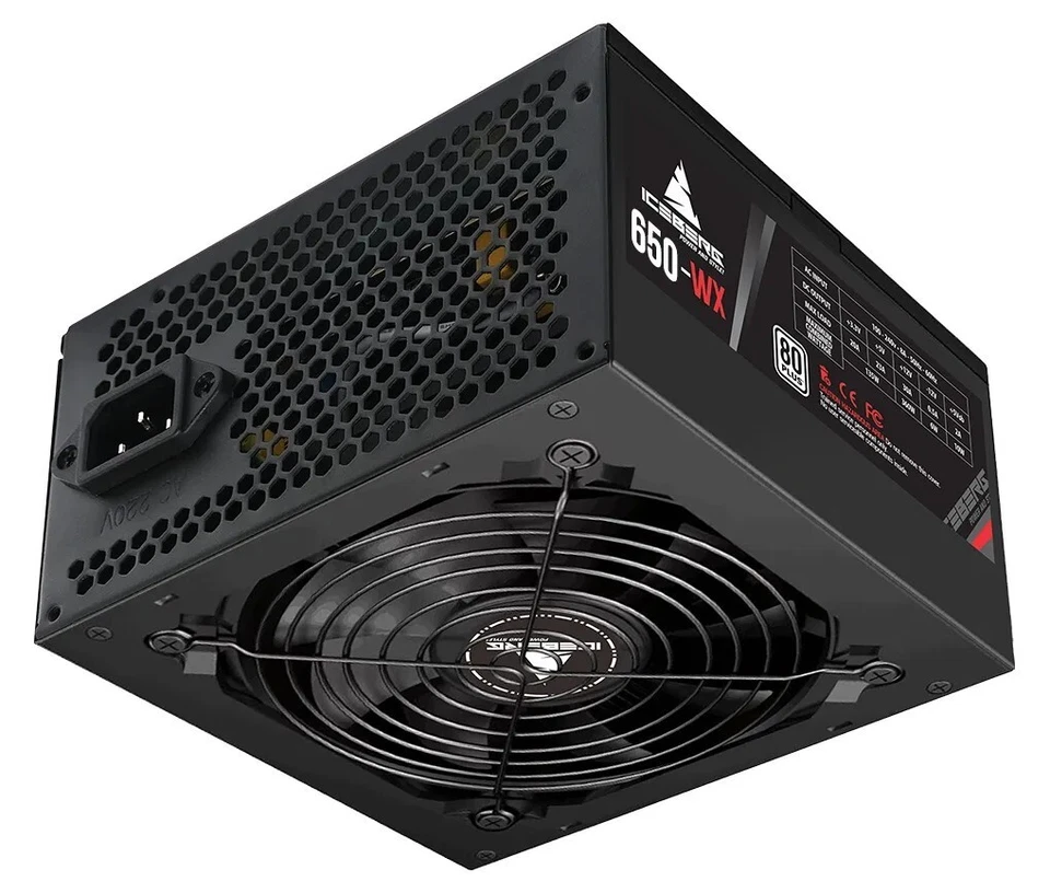 Iceberg Gaming PC Case Wood Vector seven aRGB fans Full Tower EATX With 650W PSU - Image 4 of 4