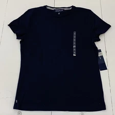 Jones new york Navy Blue Short Sleeve Shirt Size PM