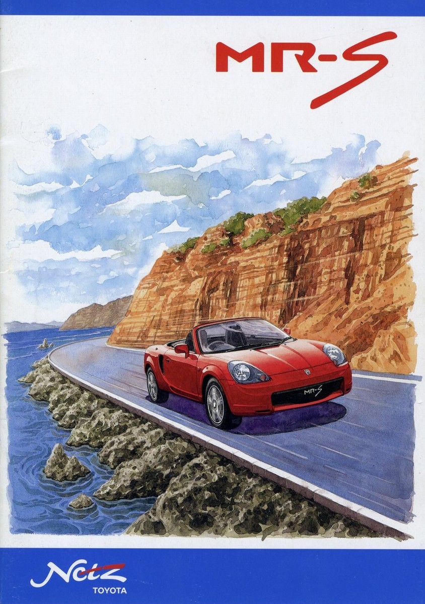 Catalog] TOYOTA MR-S Japanese brochure 1999 JDM ZZW30 1ZZ-FE S B