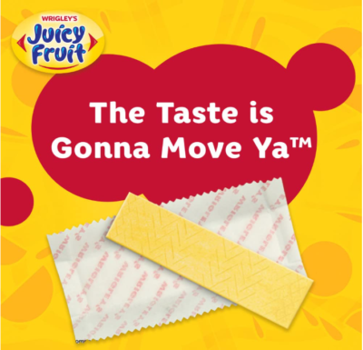 Wrigley's Juicy Fruit Chewing Gum - Box of 40 Packs, 200 Sticks