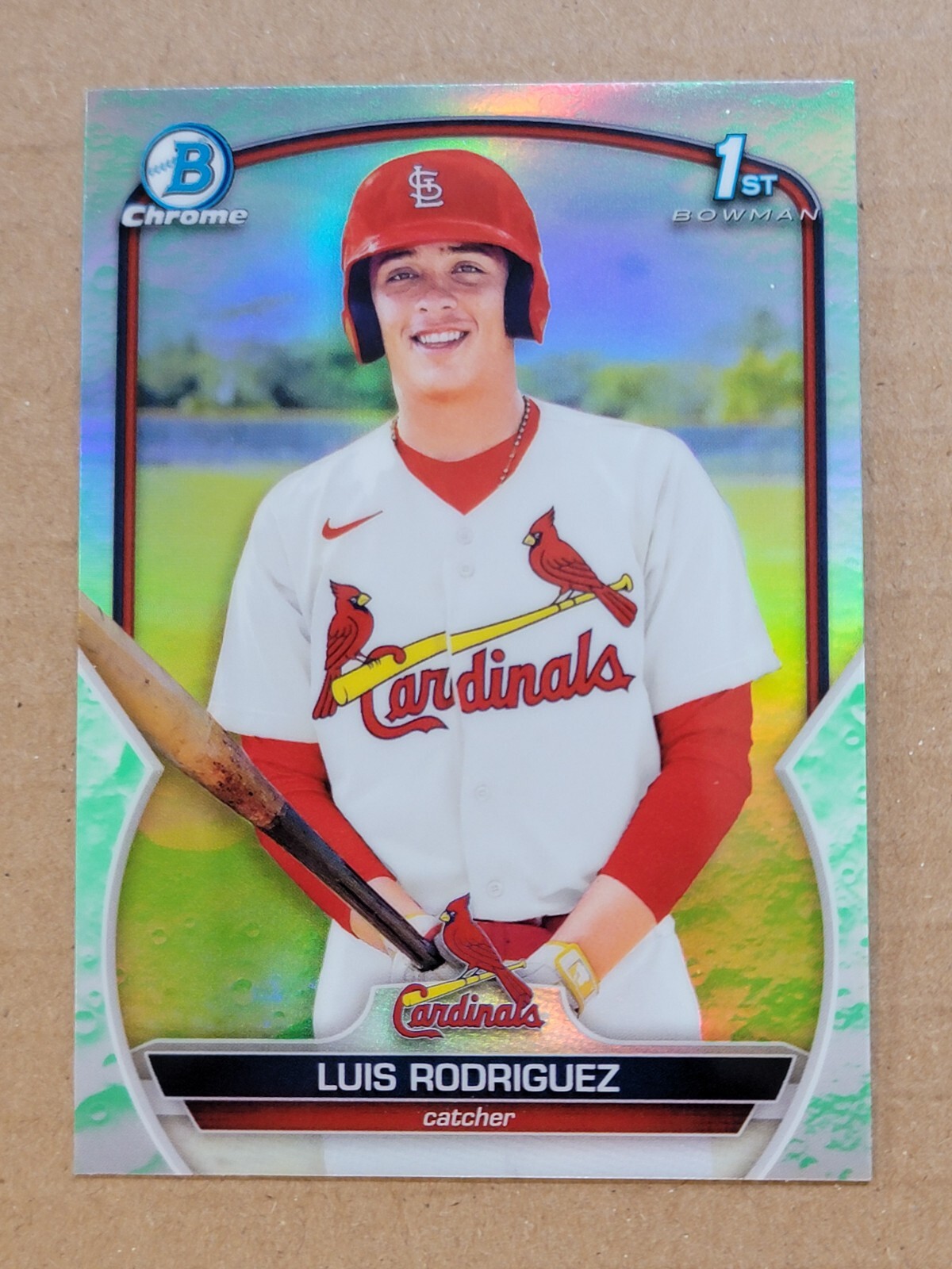 2023 Bowman Luis Rodriguez 1st Bowman Chrome Prospect Green Refractor #BCP-130