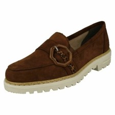 Women's Rieker Buckle Detailed Loafer Shoes 54864