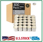 Stonebriar SB-SP-3424A 6-7 Hour Long Burning Unscented Tea ...., 300 Pack, White