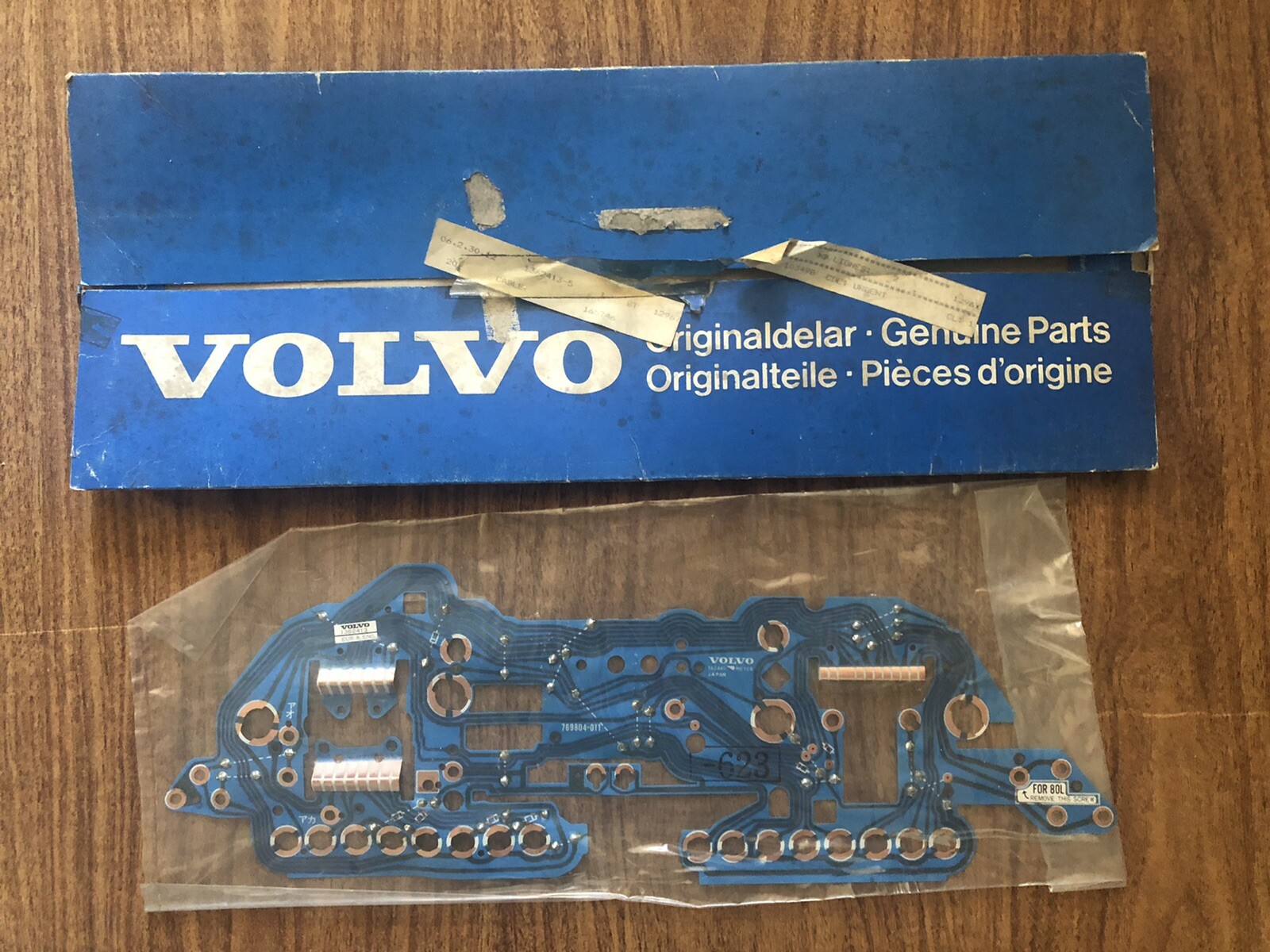 Circuit imprimé Volvo 1362413 nappe tableau de bord Yazaki B280F B280E NOS