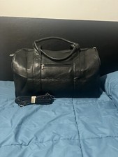 Borsone Similpelle Nero