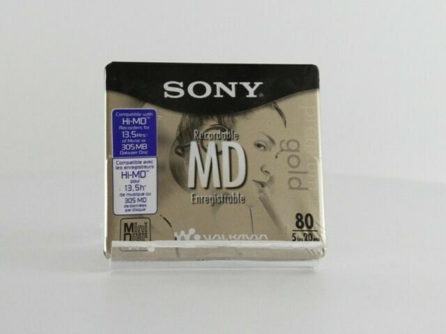 Sony MDW80PL Premium Gold MiniDisc 27242557390| eBay