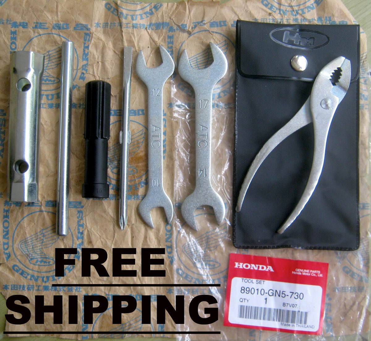 OEM HONDA MONKEY Z50 CHALY CF50 CF70 DAX ST50 ST70 ST90 TOOL KIT