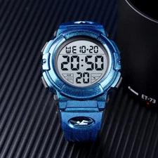 SKMEI Digital Watch EL Light Men's Alarm Luxury 50m Waterproof Date 1258