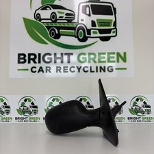 Driver Side Wing Mirror, Renault Megane In Black Manual Operation E3 – 015 6816