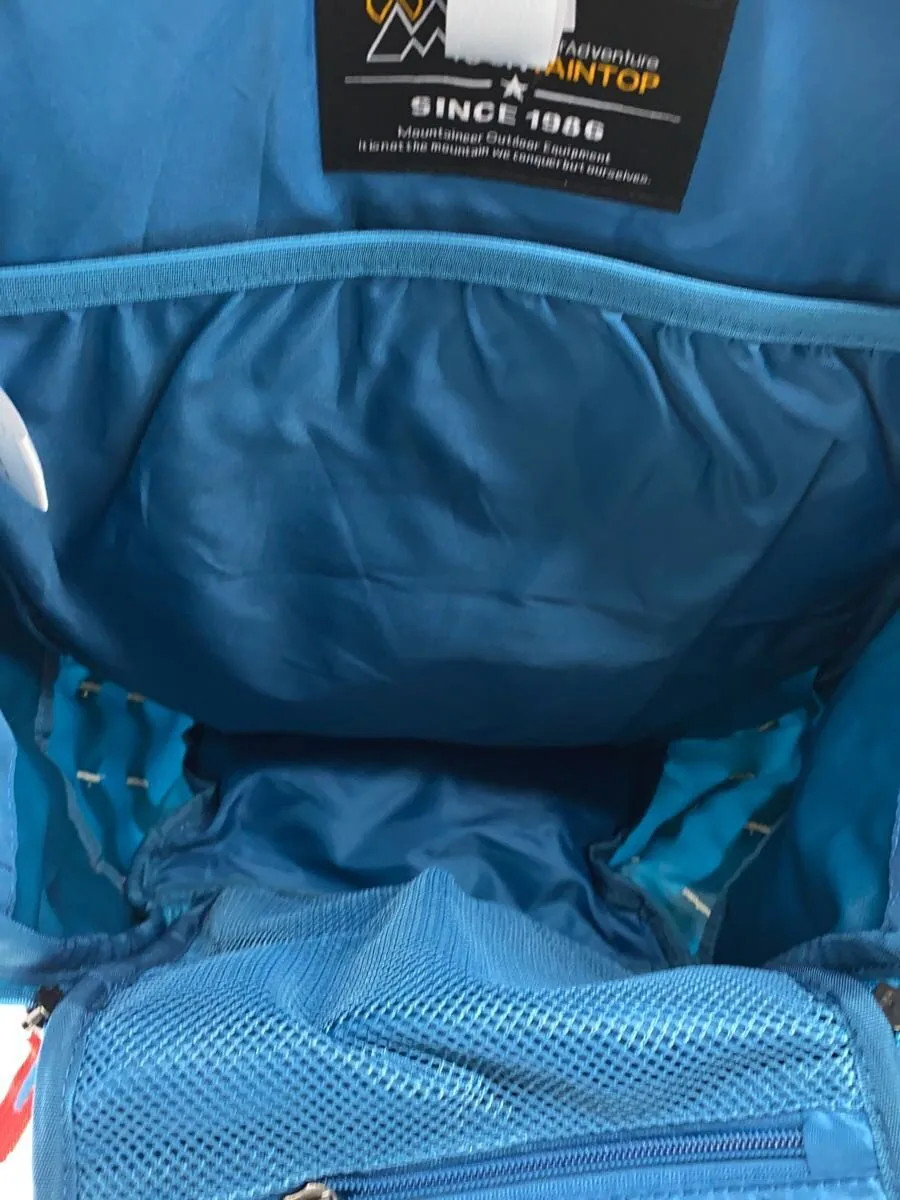 MOUNTAIN TOP Backpack, Nylon, Blue, Solid Color, … - image 6