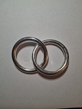 Vintage Sterling Silver Double Baby Teething Ring