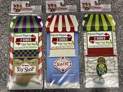 WOW! Elf On The Shelf ElfMates Pop Out Playsets (3 Styles Choice) FAST FREE SHIP