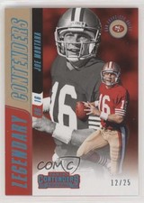 2018 Panini Contenders Legendary Platinum /25 Joe Montana #LC-JM HOF 7ka