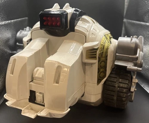 Vintage 1998 Power Rangers in Space Silver Titanus The Carrier Zord Bandai