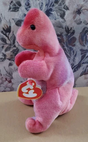 REX  TY Beanie Babies Dinosaur 3rd Generation tag Vintage Collectible