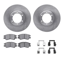 For Mitsubishi Montero 87-89 eLINE Series Front Brake Kit w Ceramic Pads