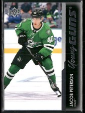 2021-22 Upper Deck Young Guns Jacob Peterson RC #492 Dallas Stars