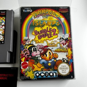 Rainbow Islands: The Story of Bubble Bobble 2 (Nintendo NES, 1991 PAL A) CIB