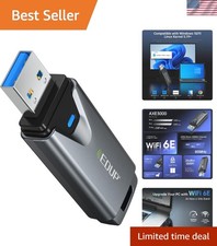 WiFi 6E Mini USB Adapter   Ultra-Fast Tri-Band Wireless Connectivity