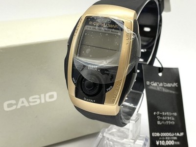 Casio E-DATE BANK EDB-200 Digital Men's Watch New Dead Stock