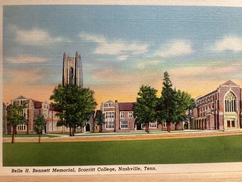 Belle H. Bennett Memorial, Scarritt College: Nashville, TN - Vintage Postcard - Picture 2 of 3