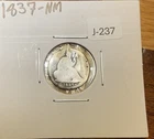 1837 Seated Liberty Half Dime Silver Coin Circulated!!!