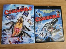 CROCODILE ( With Limited Edition Slipcover + Blu-Ray) SYNAPSE FILMS , Like New !