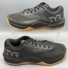 TYR CXT-2 Elite Carbon Mens 9 2E Wide Trainer Lifting Shoes Black Gum TRIED ON