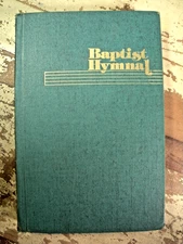 BAPTIST HYMNAL Favorite Gospel Songs Church Hymns 1975 Christmas Patriotic HC