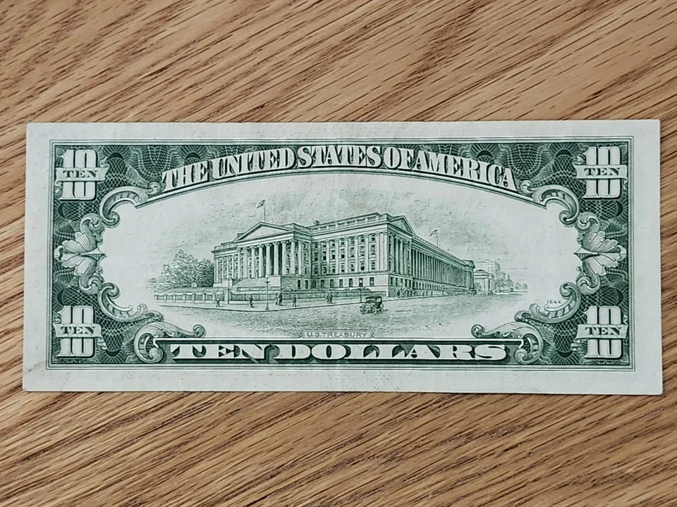 1950 A $10 "STAR NOTE" NEW YORK DISTRICT B16848066* - Image 2 of 4