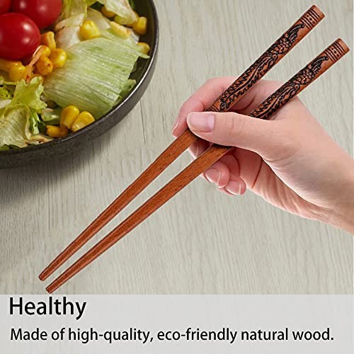 Reusable Chinese Style Chopsticks - Dragon and Phoenix Set With Holder ...