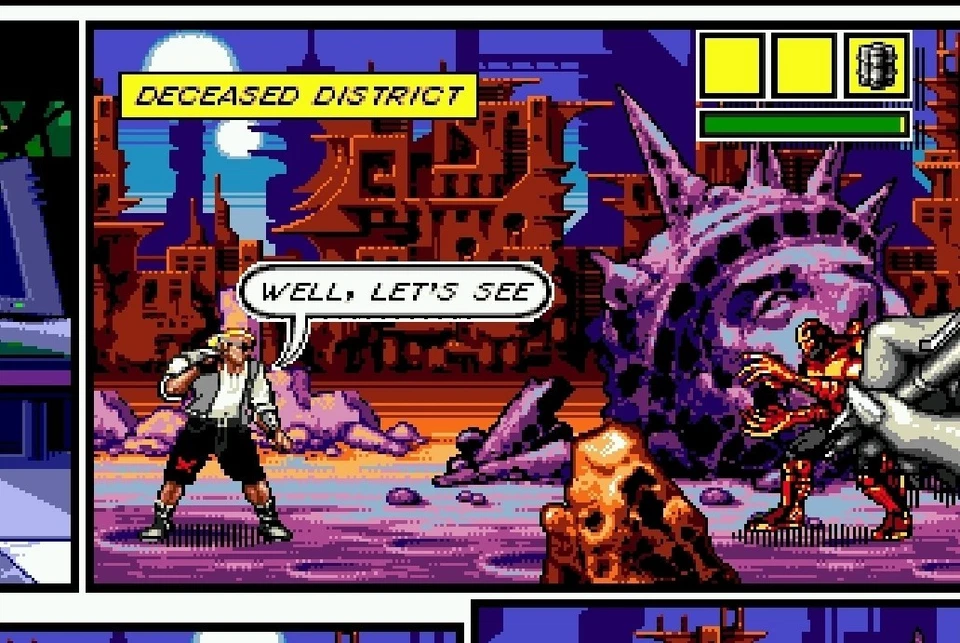 SEGA MEGA DRIVE Arcade Comic Brawler COMIX ZONE dt. PAL Comicstrip Adventure - Bild 4 von 4