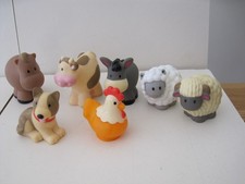 ELC HAPPY LAND FARM ANIMALS  x7 EARLY LEARNING CENTRE VINTAGE